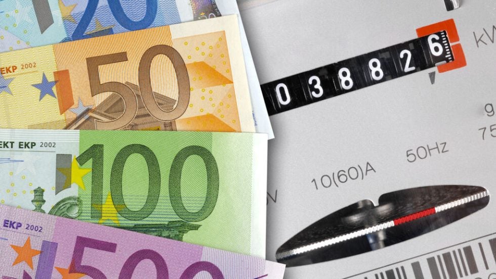 Μετρητής κατανάλωσης ηλεκτρικού ρεύματος- ευρώ